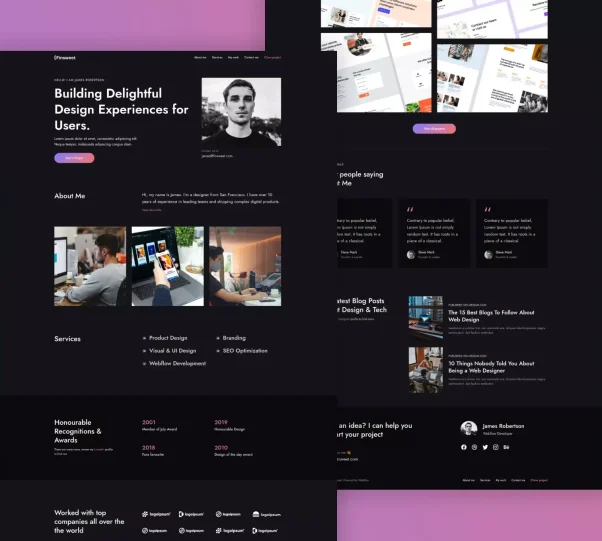 Finsweet Template 4 to React.js & TailwindCSS