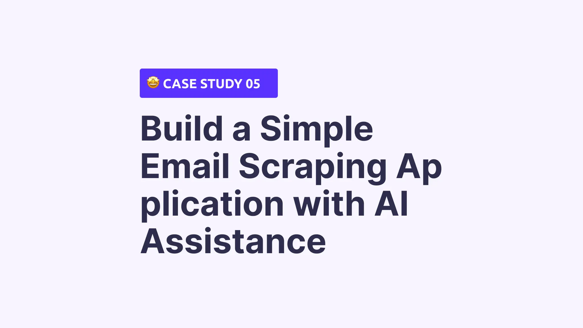 How I Successfully Build a Simple Email Scraping Application with AI Assistance for My Job Portal Website [Complete Case Study]