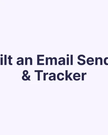 How I Built an Email Sender & Tracker Using AI